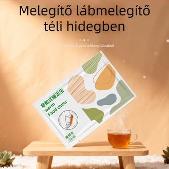Hordozható lábmelegítő tapasz USB-s tápegységgel, talpbetét otthoni papucsokhoz, unisex, felső része szintetikus bőrből