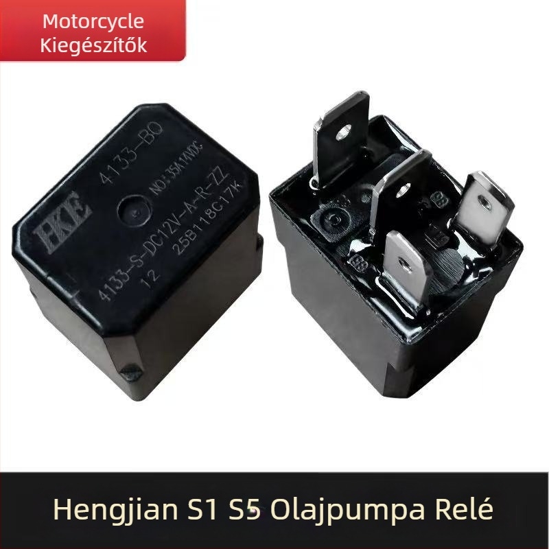 Hengjian S1/S5 terepmotor EFI üzemanyagpumpa relé, négytűs csatlakozó, eredeti alkatrész
