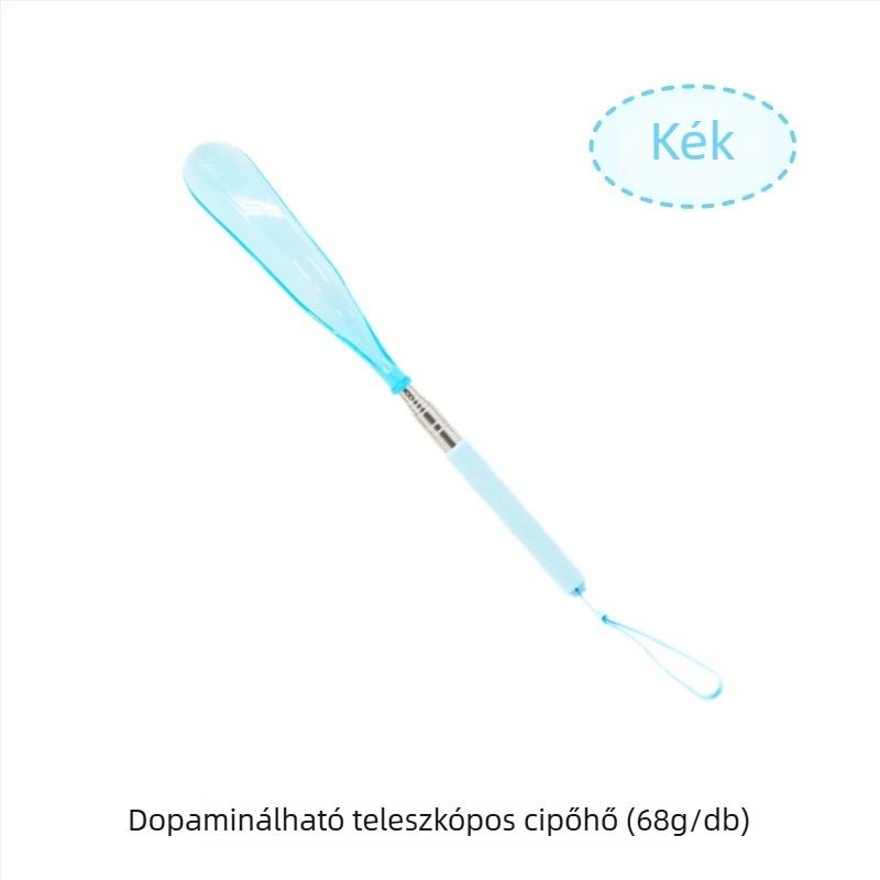 Rozsdamentes acélból készült cipőkanál, hordozható hosszú nyéllel – idős emberek és terhes nők számára, mindennapi használat, minden évszak