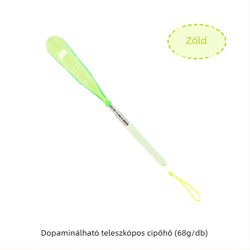 Rozsdamentes acélból készült cipőkanál, hordozható hosszú nyéllel – idős emberek és terhes nők számára, mindennapi használat, minden évszak