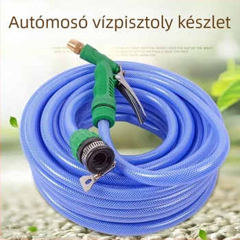 Magasnyomású vízpisztoly autómosáshoz és kerthez – test műanyagból, ötvözetes fúvóka, 6–9 m sugár, víz bemeneti hőmérséklet 40°C-ig