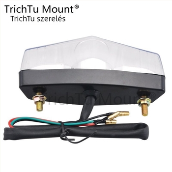 Motorkerékpár LED hátsó lámpa - 12V, 50W, Univerzális, Modell TL00212, Márka TrichTu Mount