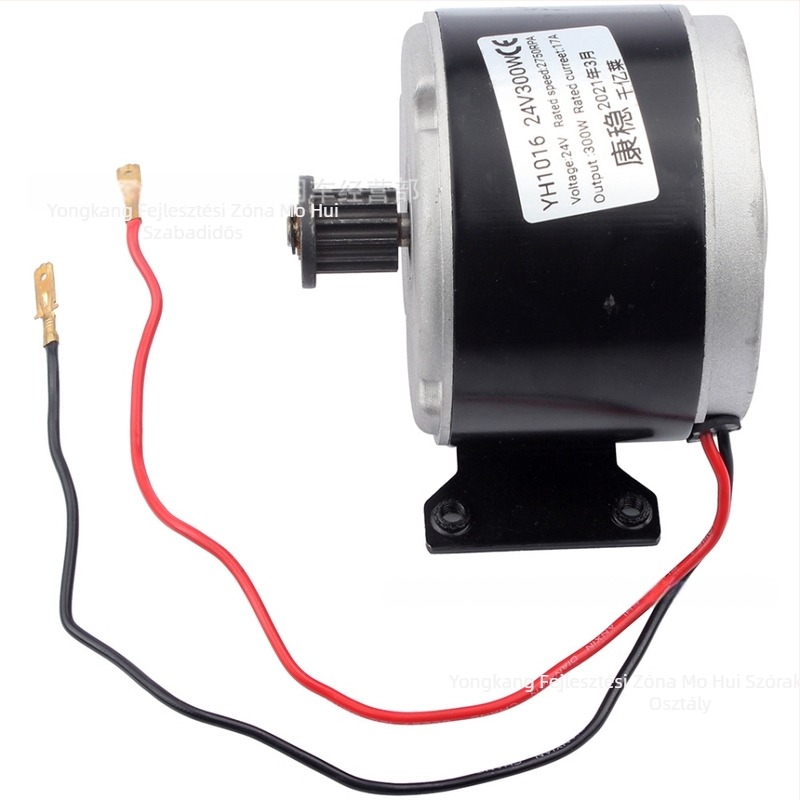 Mini motorkerékpárhoz / összecsukható robogóhoz kerék motor – 24V, 300W, kefés szinkron motor