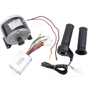 Mini összecsukható robogó alkatrészek: 24V 300W szénkefés motor, motorvezérlő és gázkar