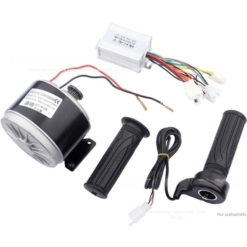 Mini összecsukható robogó alkatrészek: 24V 300W szénkefés motor, motorvezérlő és gázkar