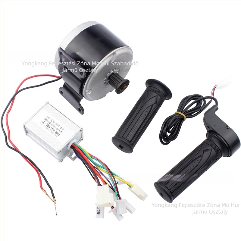 Mini összecsukható robogó alkatrészek: 24V 300W szénkefés motor, motorvezérlő és gázkar