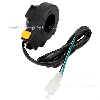 Kétütemű benzines kerékpár kill switch és gázstart kapcsoló, 49cc–80cc, modell Kg013-80cc