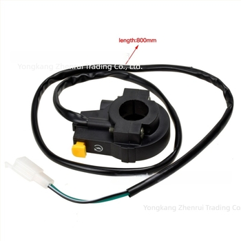 Kétütemű benzines kerékpár kill switch és gázstart kapcsoló, 49cc–80cc, modell Kg013-80cc