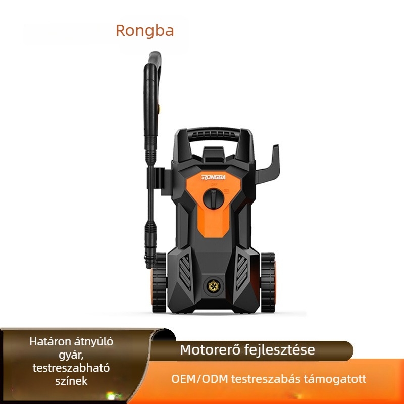 Magasnyomású autómosó készülék — 800W, 3,5 MPa, 4 L/min, 2 m tápellátás, 8 m kimeneti cső