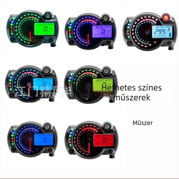 Motorkerékpár LCD műszerfal - KTM LCD műszer, universalis 12V motorokhoz