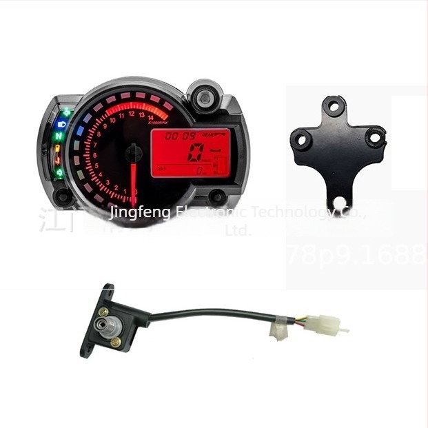 Motorkerékpár LCD műszerfal - KTM LCD műszer, universalis 12V motorokhoz