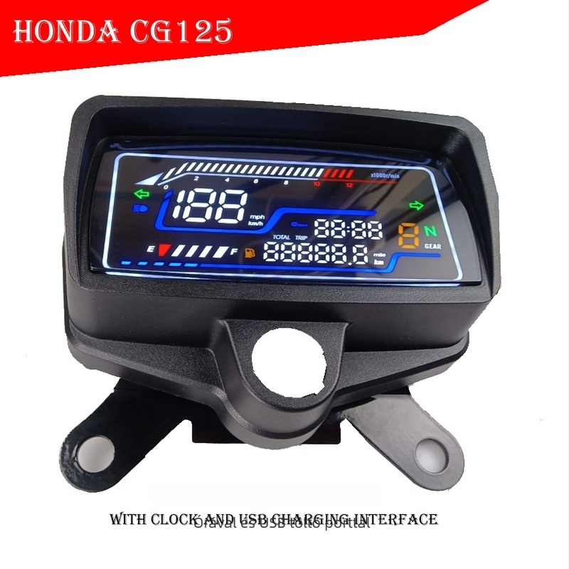 Motorkerékpár műszerfal CG125/CG150, 12V, Tiansheng, CG125 modell