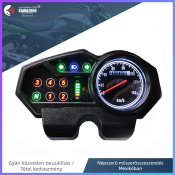Kawazono GTS Code Meter - LED motoros műszerfal, kompatibil Italika Ft180 Ts és Dt 150 Sport