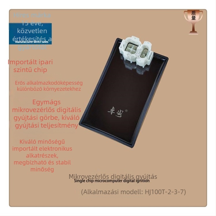 CDI elektronikus gyújtó skuterhez, 12V, 500W, Modell HJ100T, Márka Excellence