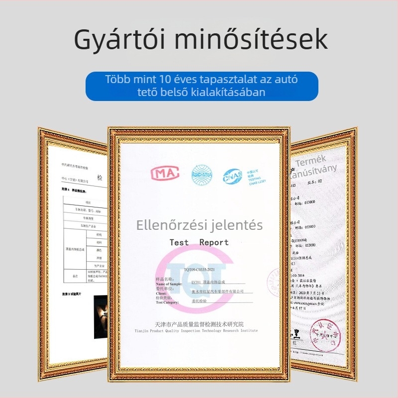 Changan autó tetőbelső burkolat felújítási készlet, Heart red star márka