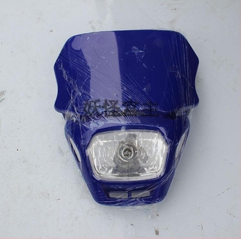 Yiyi 12V-os terep motorkerékpár fényszóró, magas versenyzési szintű off-road járművekhez, ghost-face dizájn, modell Small Square Lamp Grimace