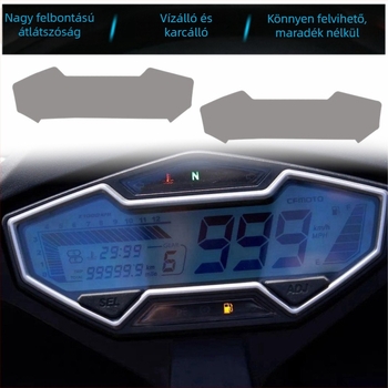 Műszerfal védőfólia motorkerékpárhoz, karcolásálló, Spring Wind 250SR alacsony konfigurációjú verzióhoz