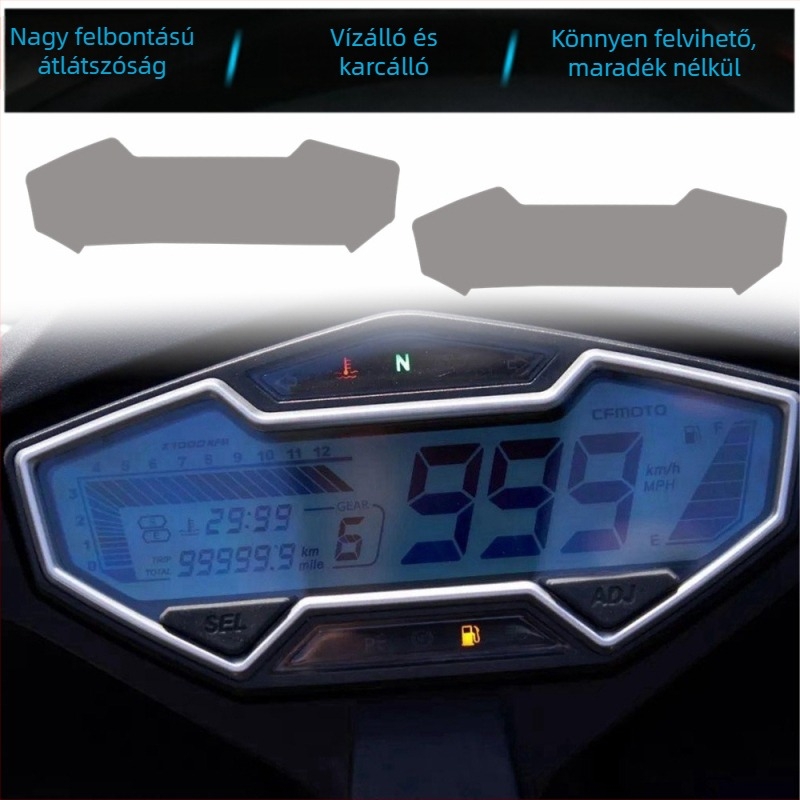 Műszerfal védőfólia motorkerékpárhoz, karcolásálló, Spring Wind 250SR alacsony konfigurációjú verzióhoz