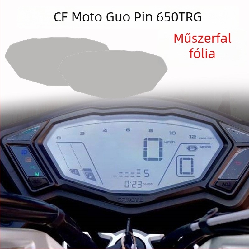 Motorkerékpár műszerfal védőfilm, karcolás elleni, 650TRG-hez