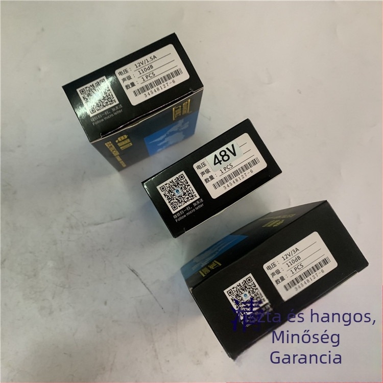 Guangmo 12V motorkerékpár kürt, magas hangerő, univerzális