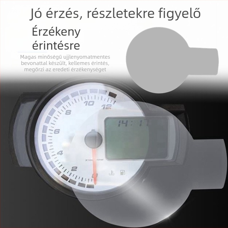 Motorkerékpár műszerfal védőfilm, karcolásálló, ütésálló, átlátszó, kompatibilis az Aprilia GPR150-tel
