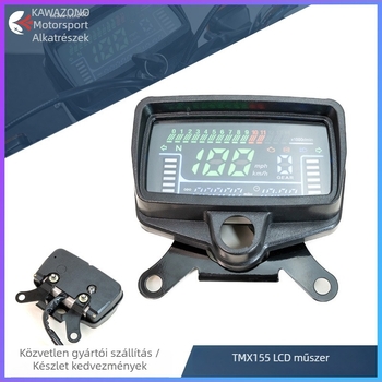 Kawazono CG125 Multifunkciós LCD motorkerékpár tachométer és odométer
