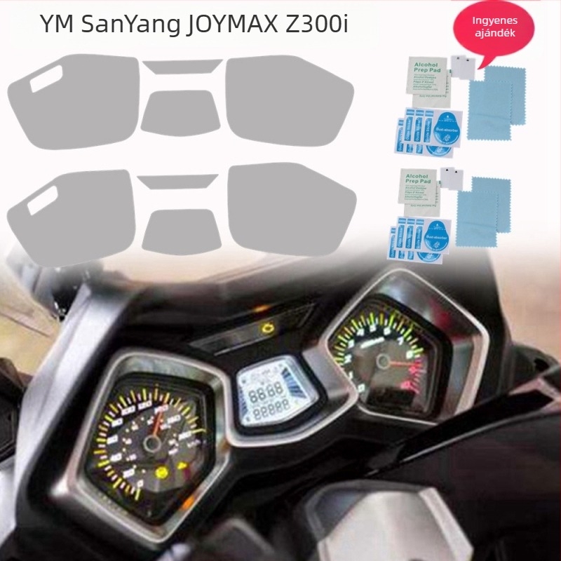 Motorkerékpár műszerfal védőfilm – karcálló, kompatibilis YM Sanyang JOYMAX Z300i