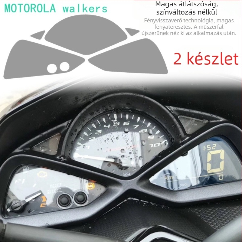 Műszerfal védőfilm motorkerékpárhoz, karcolásálló, Yamaha SMAX 155-hoz