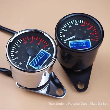 Retro CG125 dizájnú motorkerékpár műszerfal, LEMOTO CG modell, 5V, 12W, univerzális illeszkedés