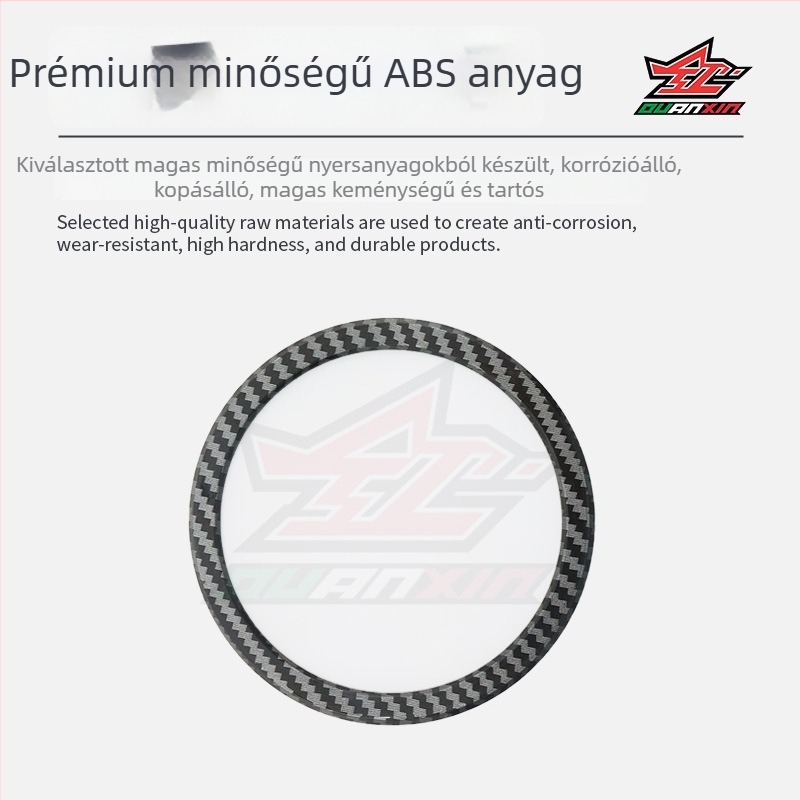 Motorkerékpár műszerfal burkolat Black Flag 500, JinJila 500, Flash 600 és Wuji CU625 számára — ABS váz, PMMA lencse, vízálló tömítés