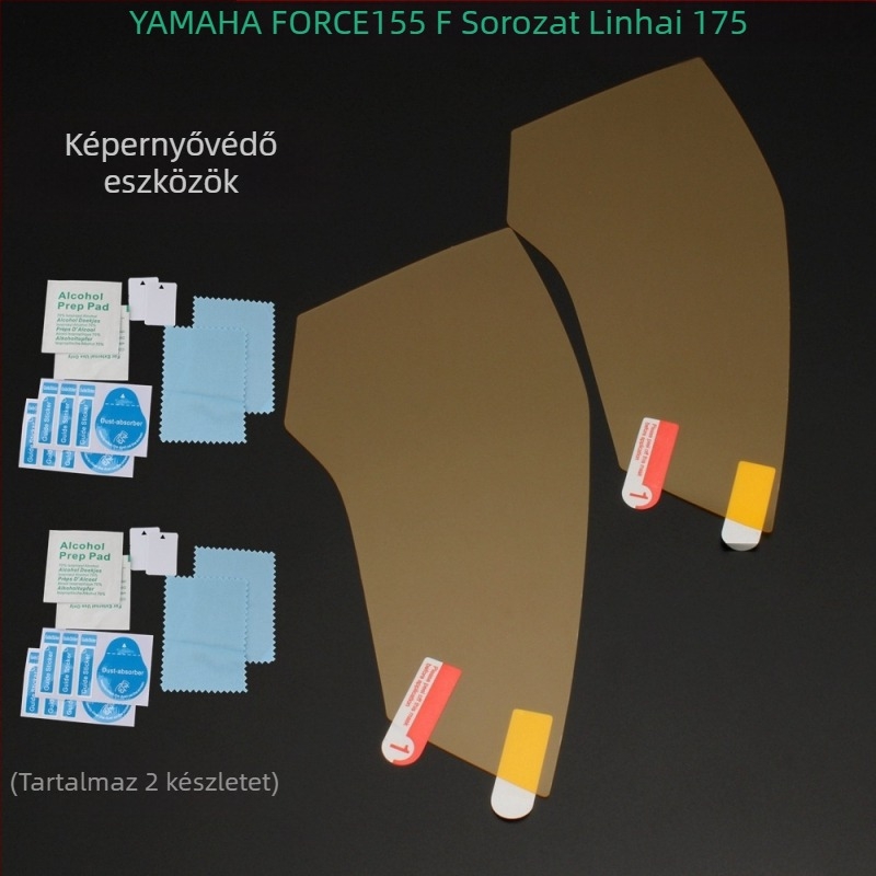 Motorkerékpár műszerfalvédő fólia, karcolásálló, Yamaha FORCE155 és Linhai 175 modellekkel kompatibilis