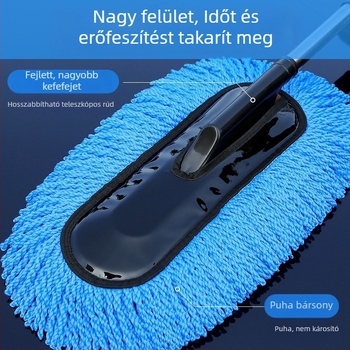 Autómosó wax ecset leválasztható kialakítású, összecsukható teleszkópos ecset wax, finom rostok + nanométeres anyagok, testreszabható