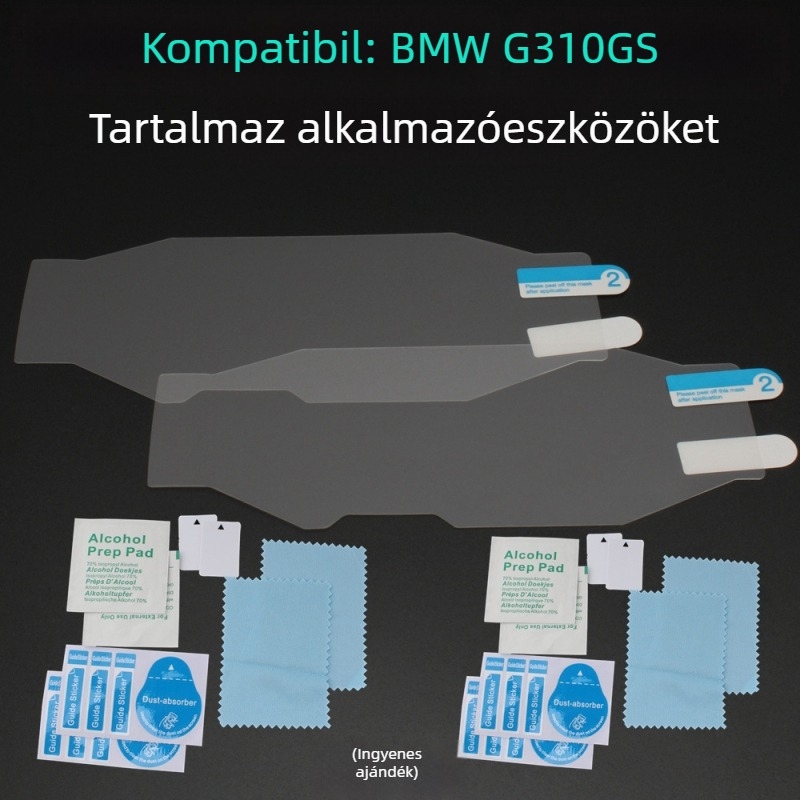 BMW G310GS/G310R műszerfal védőfólia, karcolásálló és robbanásbiztos