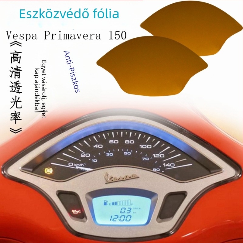 Műszerfal védőfólia Vespa Primavera 150/Sprint 125 - karcolás elleni védelem