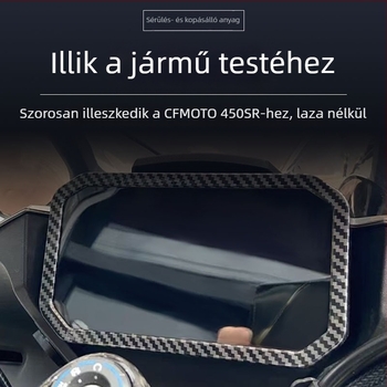 CFmoto 450 sorozat műszerfal burkolat – dekoratív műszerfal panel, PMMA lencse, ABS keret, vízálló tömítés