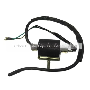 Motorkerékpár nagyfeszültség gyújtótekercs – 15000 V; Kompatibilis: Jialing JH70, Dayang JDY100, Jetta JD100; Márka Huaji; Termékkód Hz2510