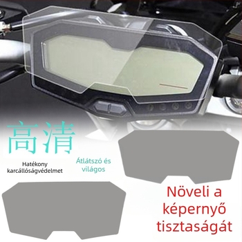 Yamaha FZ-07/MT-07 (2014–2021) és TRACER 700 műszerfalvédő fólia – karcolódás elleni