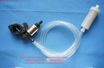 EFI üzemanyagcső, gumi, átlátszó, motorkerékpárokhoz és sportautókhoz