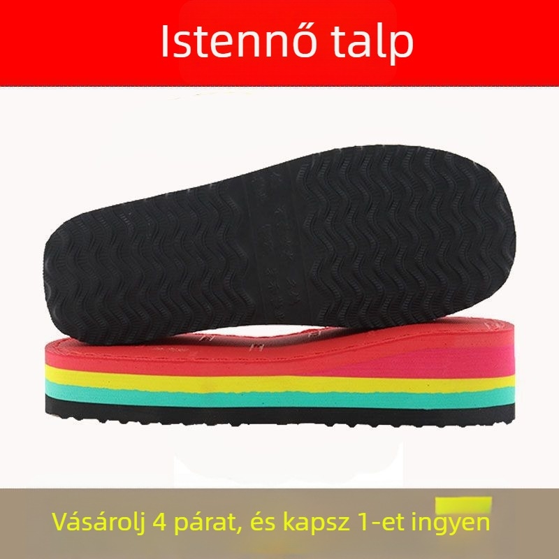 Kézzel készített kaucsuk talpak papucsokhoz - csúszásmentes, kopásálló, gyermekek és felnőttek számára