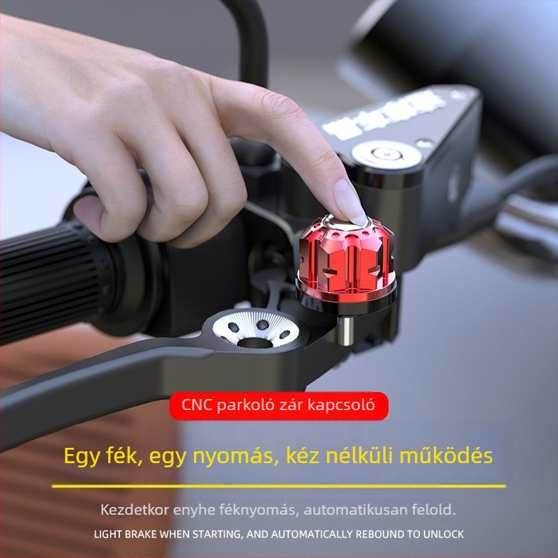 Motorkerékpár parkolási zár kapcsoló kiegészítő, SCS modell, Speed Motorcycle Products