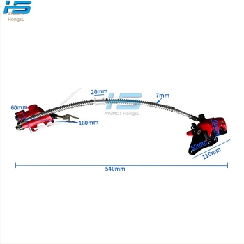 HS 54 Hidraulikus hátsó fékrendszer off-road motorkerékpárokhoz, 110–125cc – 2‑pontos tárcsás fék és kaliper-tartó