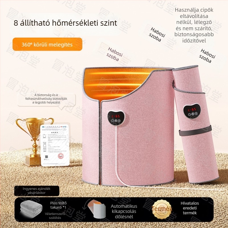 Grafén melegítő talpbetét, irodai asztal alatti fűtő, USB tápegységgel