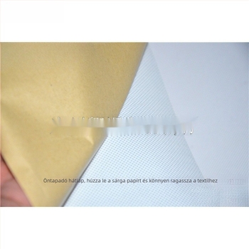Szigorú belső bélés kalapokhoz és táskákhoz, öntapadós textil belső bélés, kézzel készített