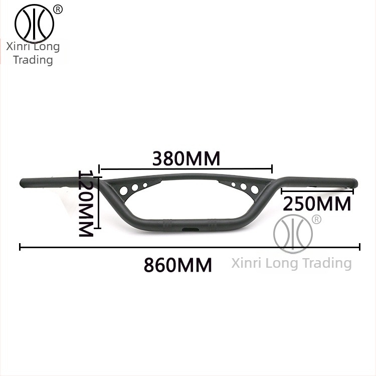 New Rilong HP-CB026 Harley-stílusú motorkerékpár-kormány, acélcsőből, kompatibilis 25 mm-rel, módosítás céljából