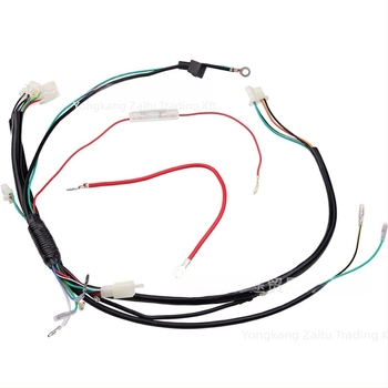 Fő vezeték-kábelkészlet terepmotorhoz elektromos indítással, 50/70/90/110CC motorokhoz – testreszabható