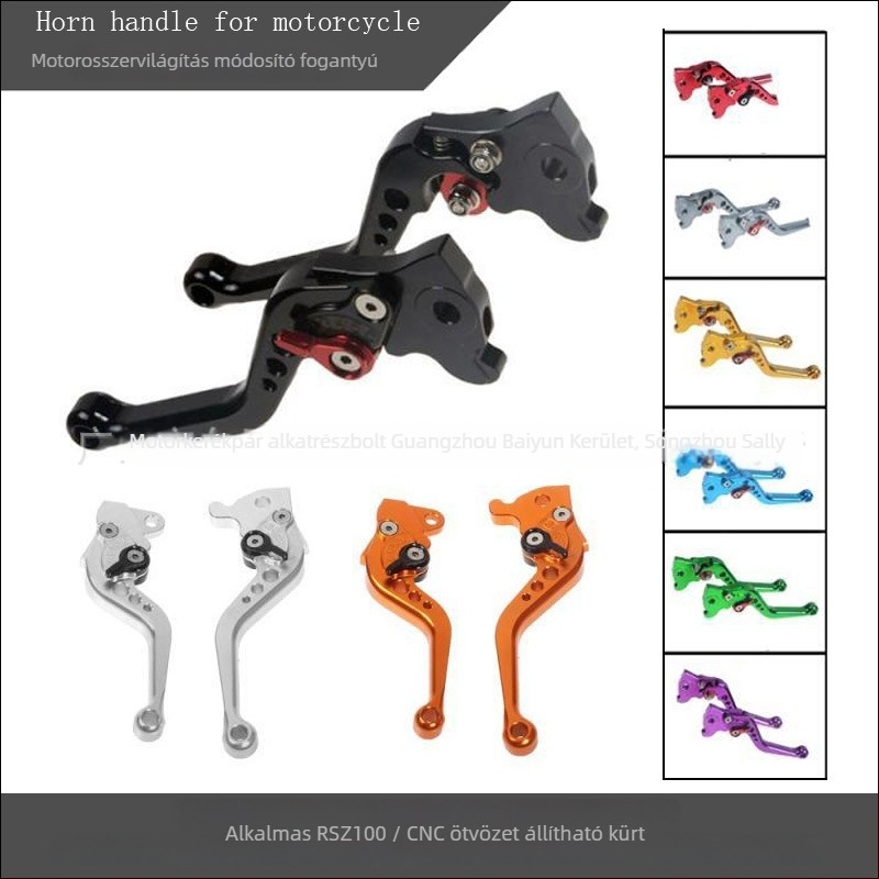 Bullhorn fékkezelő CNC ötvözetű RSZ100/ Ghost Fire stílusú motorkerékpárokhoz, állítható, Modell 01