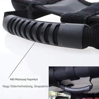 Jeep Wrangler belső tető kapaszkodó Velcro szalagokkal, nylonból, testreszabható, logó nyomtatás