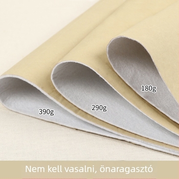 Öntapadós táska belső rész pamutszövettel vasalás nélkül