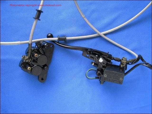 Bal oldali hidraulikus féknyomó készlet motorkerékpárhoz és robogóhoz – módosításokra szánt hidraulikus fékrendszer