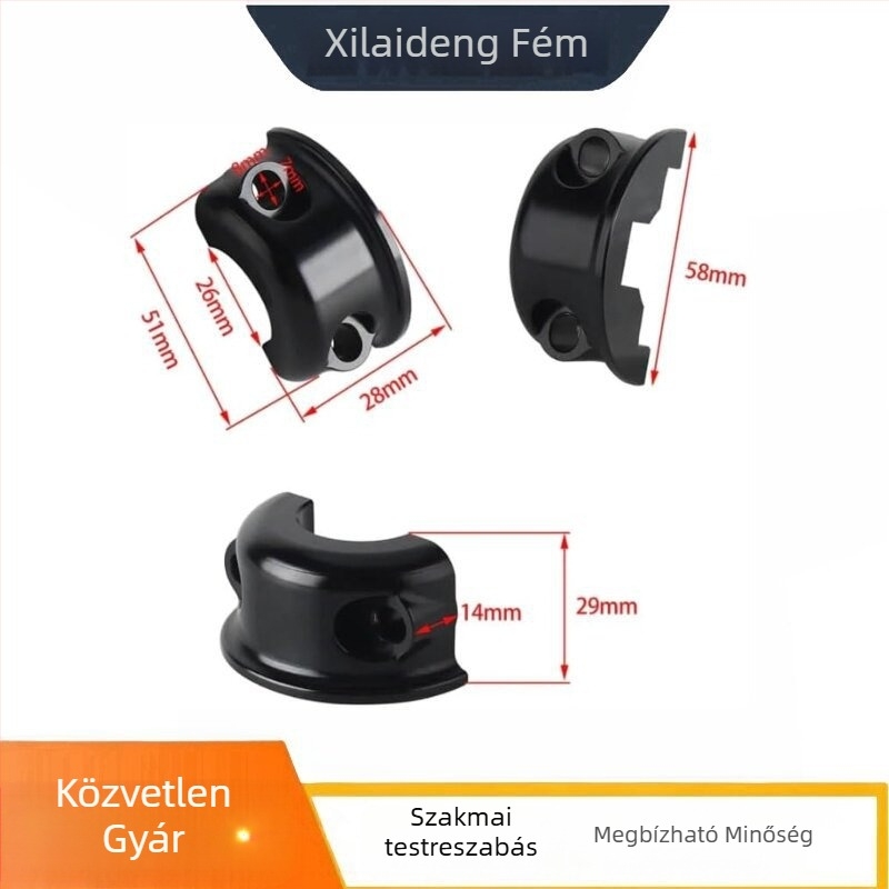 Harley kuplung- és féknyomó kar clamp 1 hüvelykes kormányhoz, Touring/Softail modellekhez (2008–2024)
